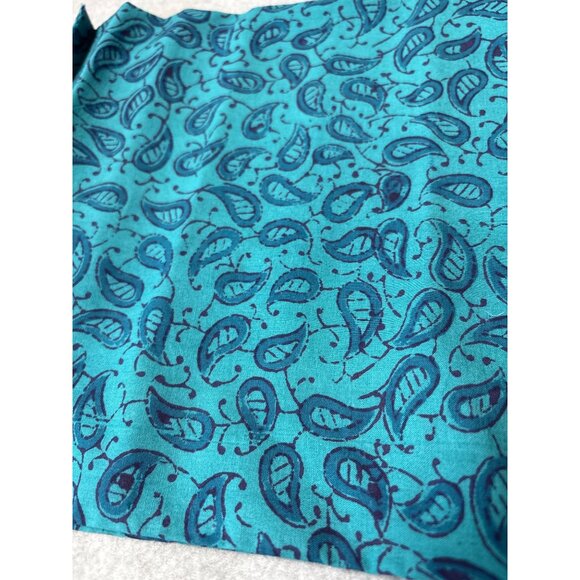 Handloom Batik Paisley-Print Cotton Fat Quarter 18x22" For Sewing & Crafts - Picture 7 of 7